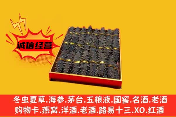 松原市乾安回收海参